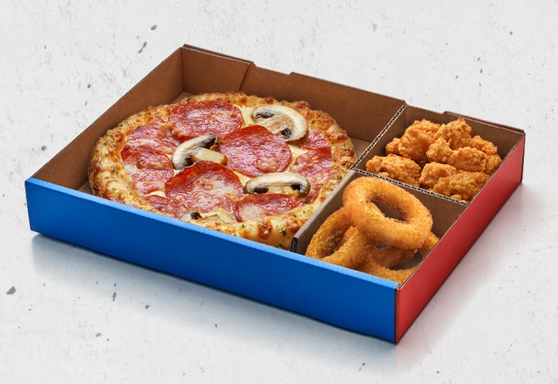 Smoky Pepperoni Mushroom Box - Domino's Pizza